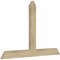 Ekena Millwork Portland Rough Sawn Timber Gable Bracket, Douglas Fir, 48"W x 32"H x 2"D x 4"F, 16/12 Pitch GBW048X32X0204POR00RDF - alternate 4